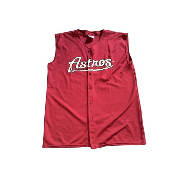 Vintage Houston Astros Sleeveless Jersey - Picture 1 of 3